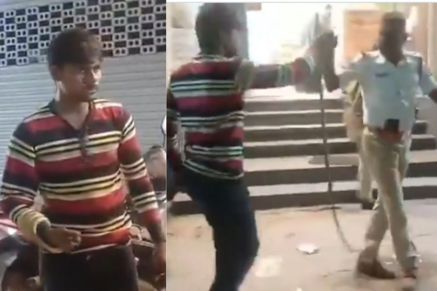 Drunk man brings dead snake to scare police in Hyderabad video goes viral