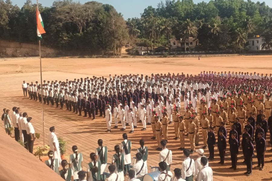Bantwal News Republic Day at Sri Rama Vidyakendra Kalladka