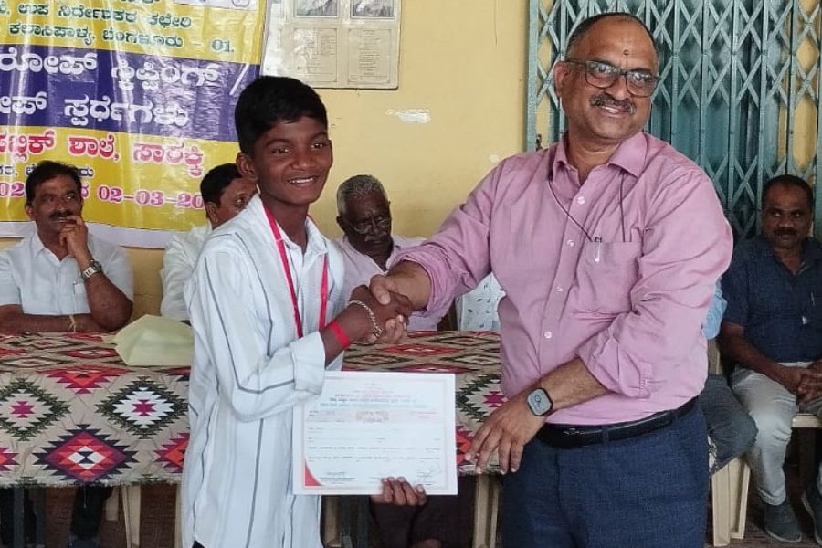 Jump rope competition Ranjan from Koila School selected for national level