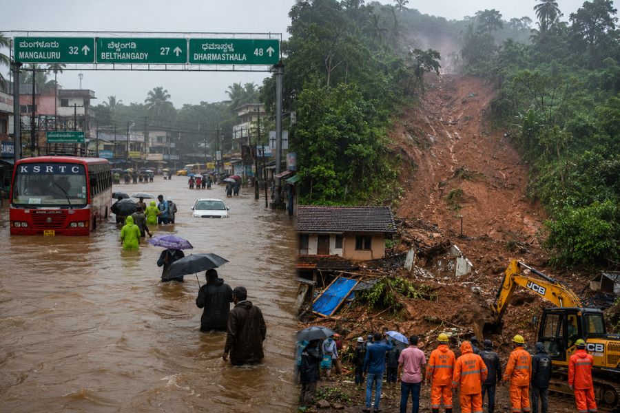 Identified vulnerable areas in Dakshina district
