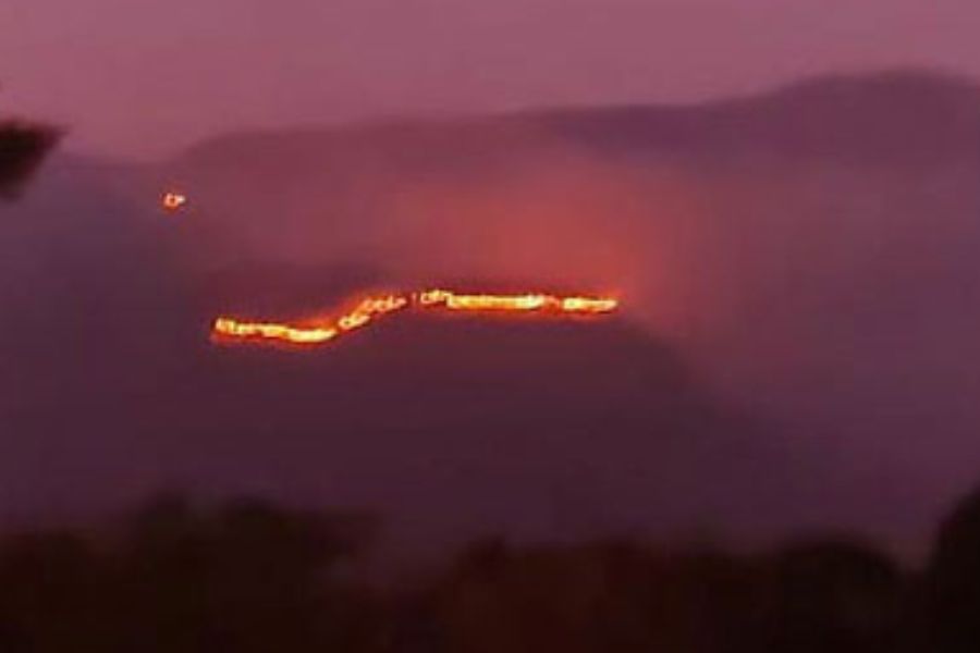 Kuduremukha Fire accident