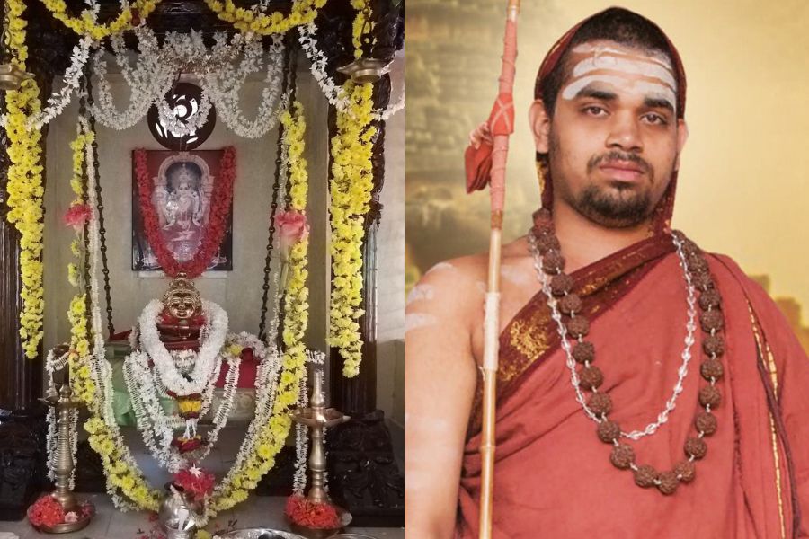 sringeri-jagadguru vidhushekhara bharathi chandika homa puttur